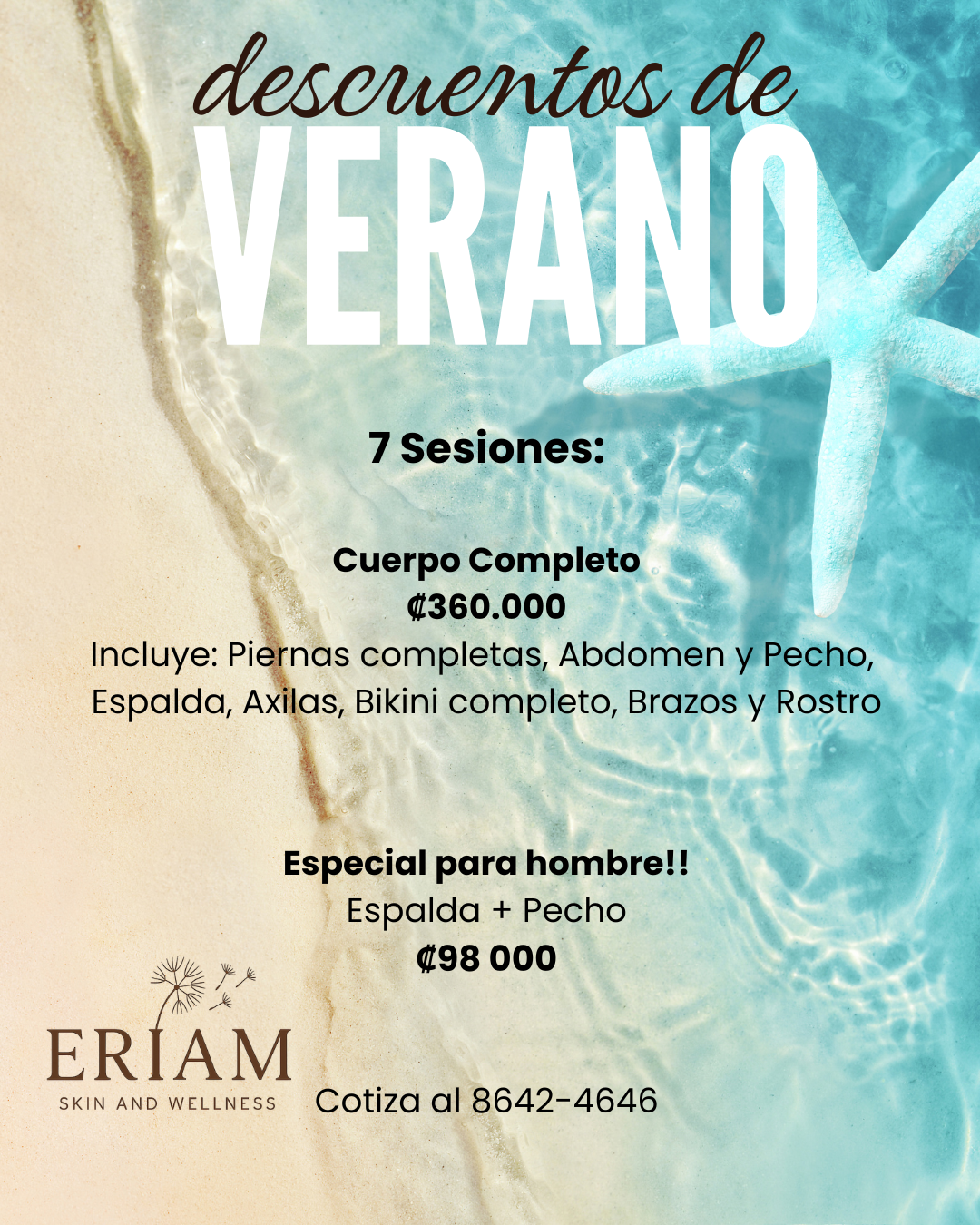 Paquetes especiales de verano en Eriam
